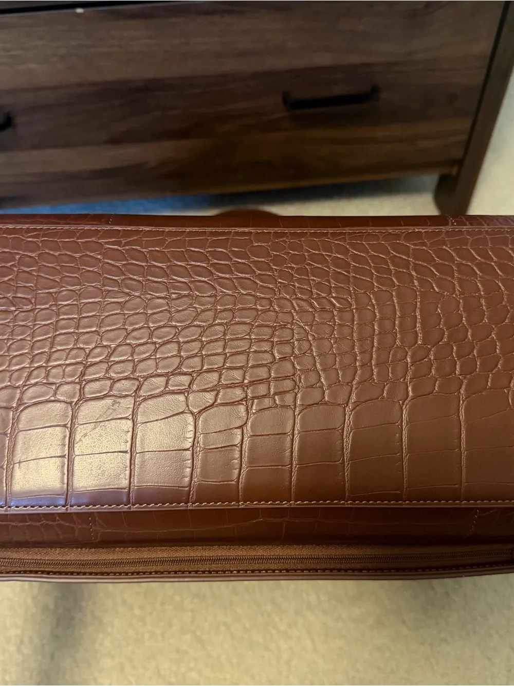 BEIS Large Work Tote - Maple Croc
